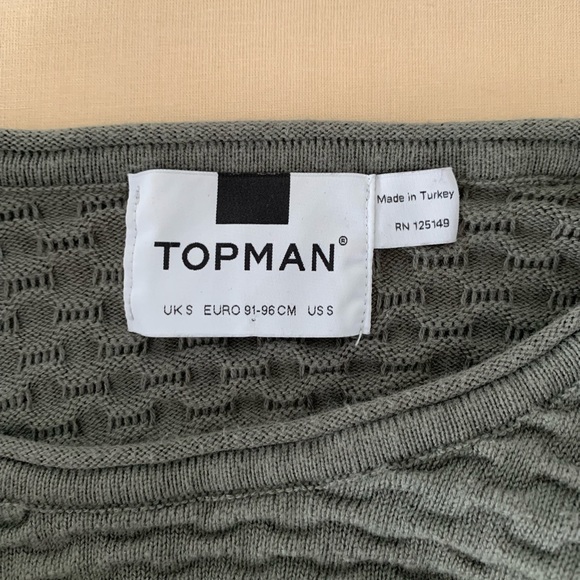 Green Topman pullover sweater - Picture 2 of 3
